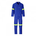 SAFETY-PPE / POLYCOTTON ECONO CONTI 2-PIECE SUIT, REFLECTIVE TAPE, ROYAL BLUE, SIZE 34 / 43010REF34RB